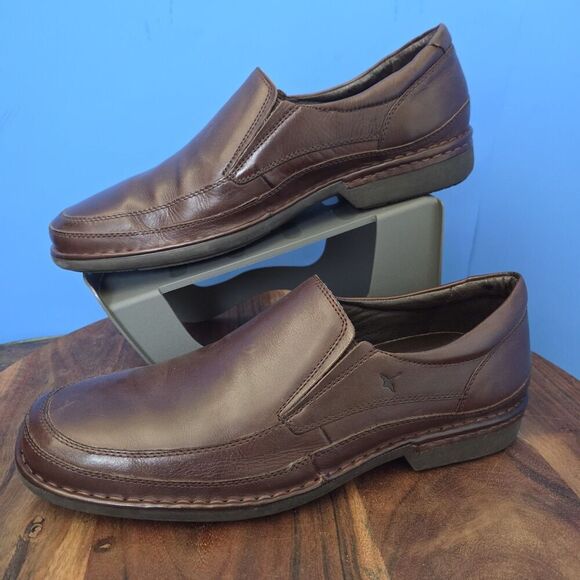 Pikolinos Loafer Slip-On Soft Supple Leather Rich Brown Men's EU 45 US 12 - Picture 4 of 11